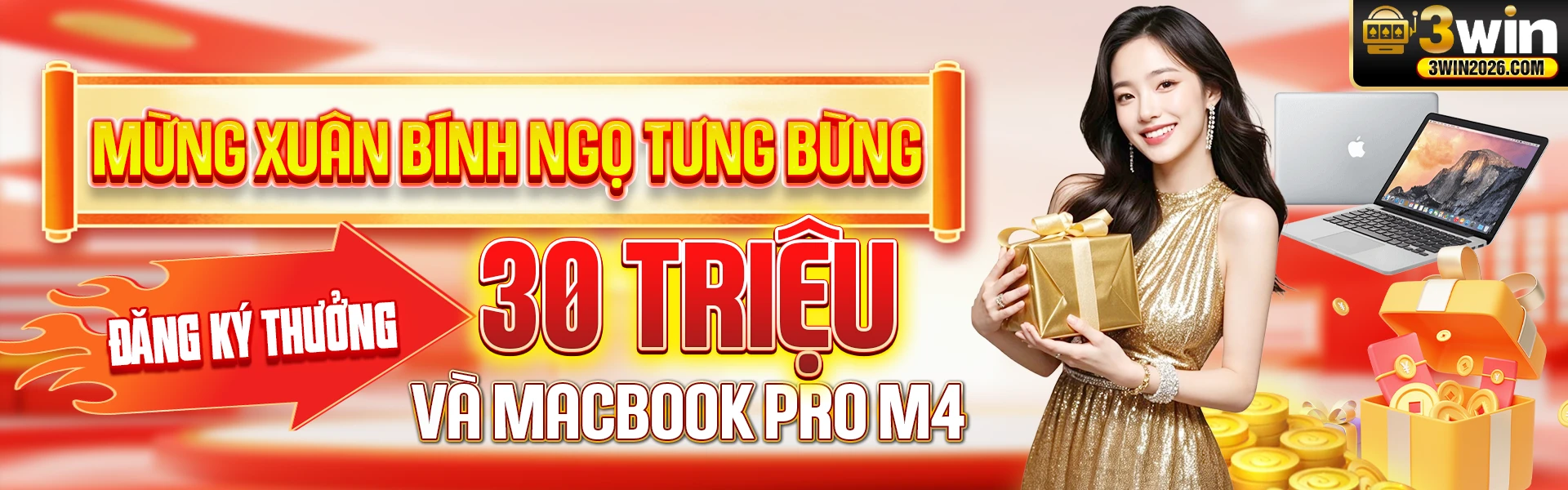 3win mừng xuân bính ngọ tưng bừng