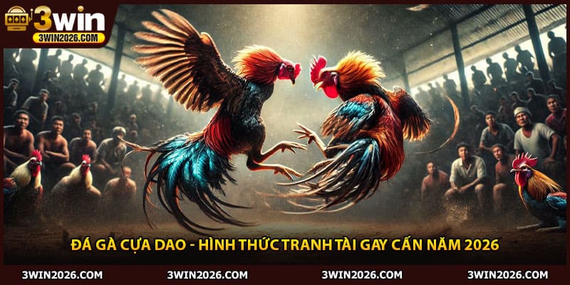 Đá Gà Cựa Dao - Hình Thức Tranh Tài Gay Cấn Năm 2026