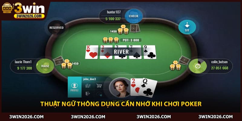 Thuật ngữ thông dụng cần nhớ khi chơi poker